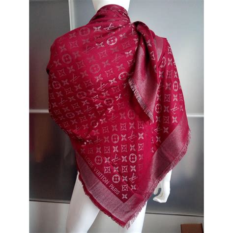 louis vuitton monogram red|louis vuitton monogram shawl.